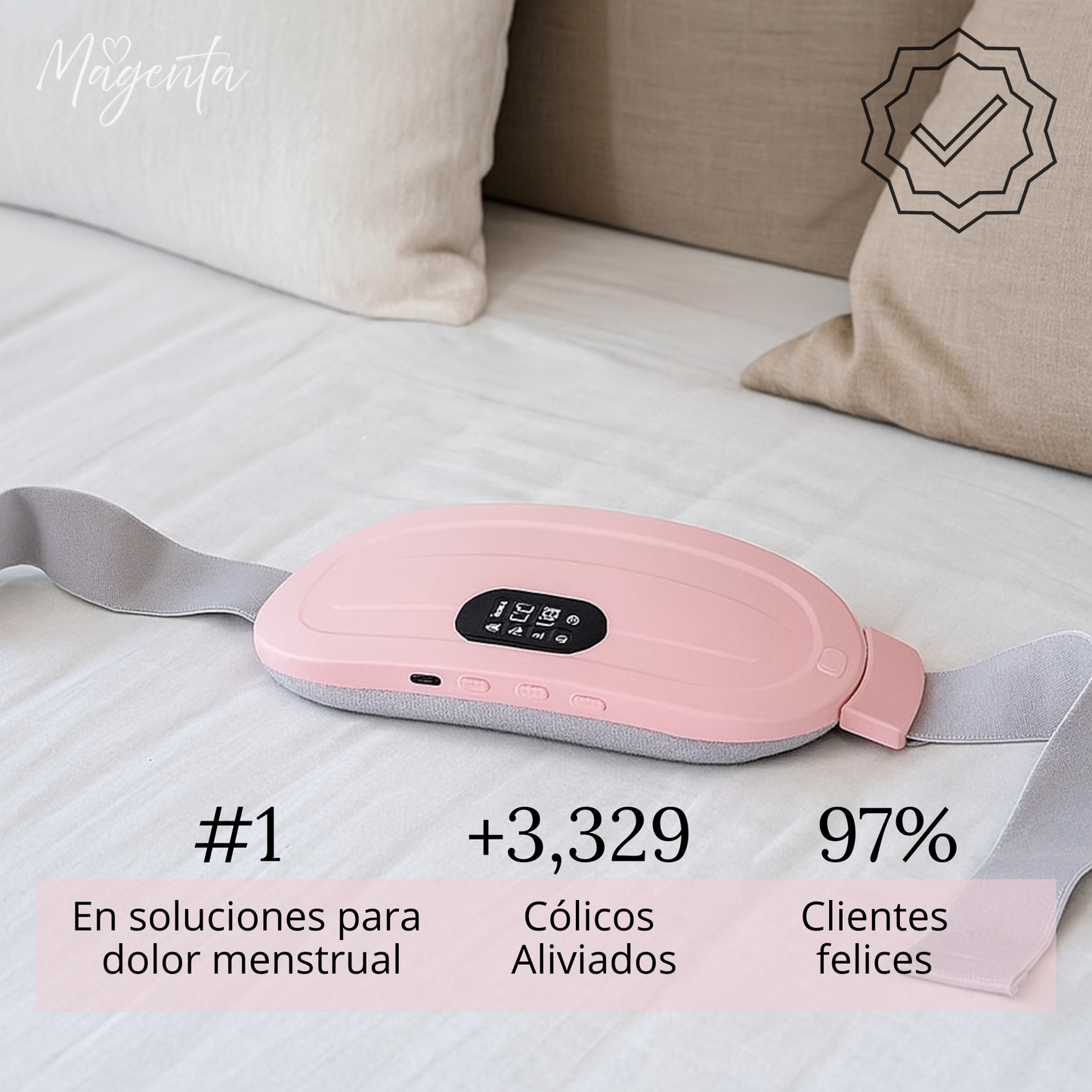 Luna Relief - Cinturón Masajeador Menstrual