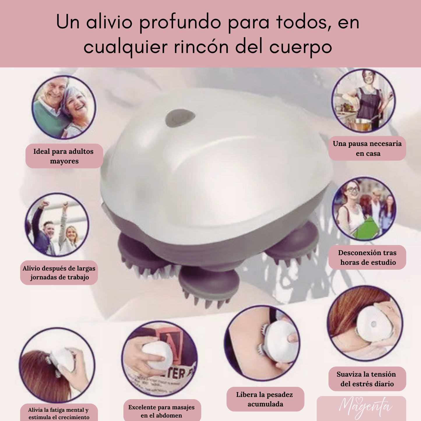 Aura Scalp - Masajeador Capilar