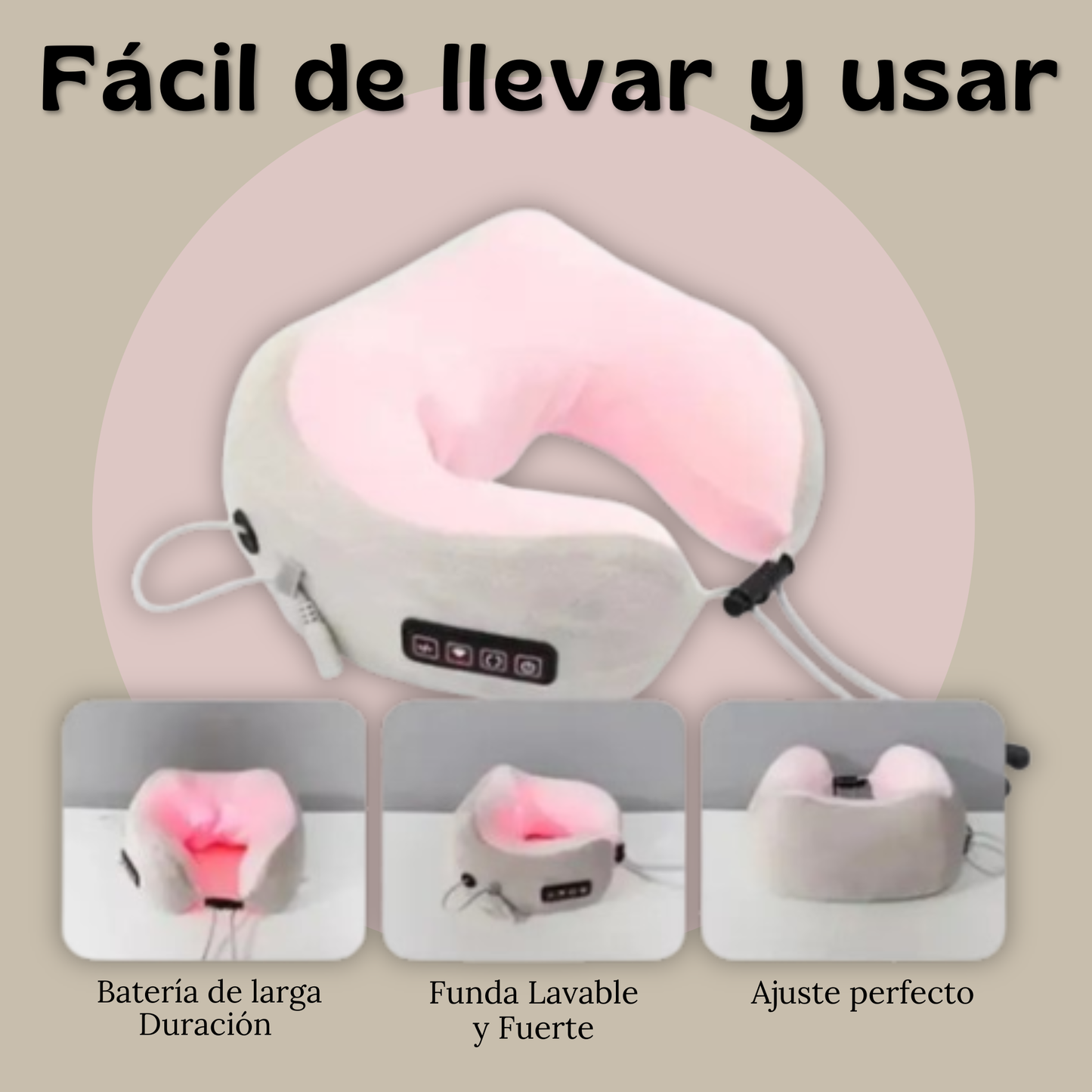 Cloud Therapy - Almohada Masajeadora Cervical