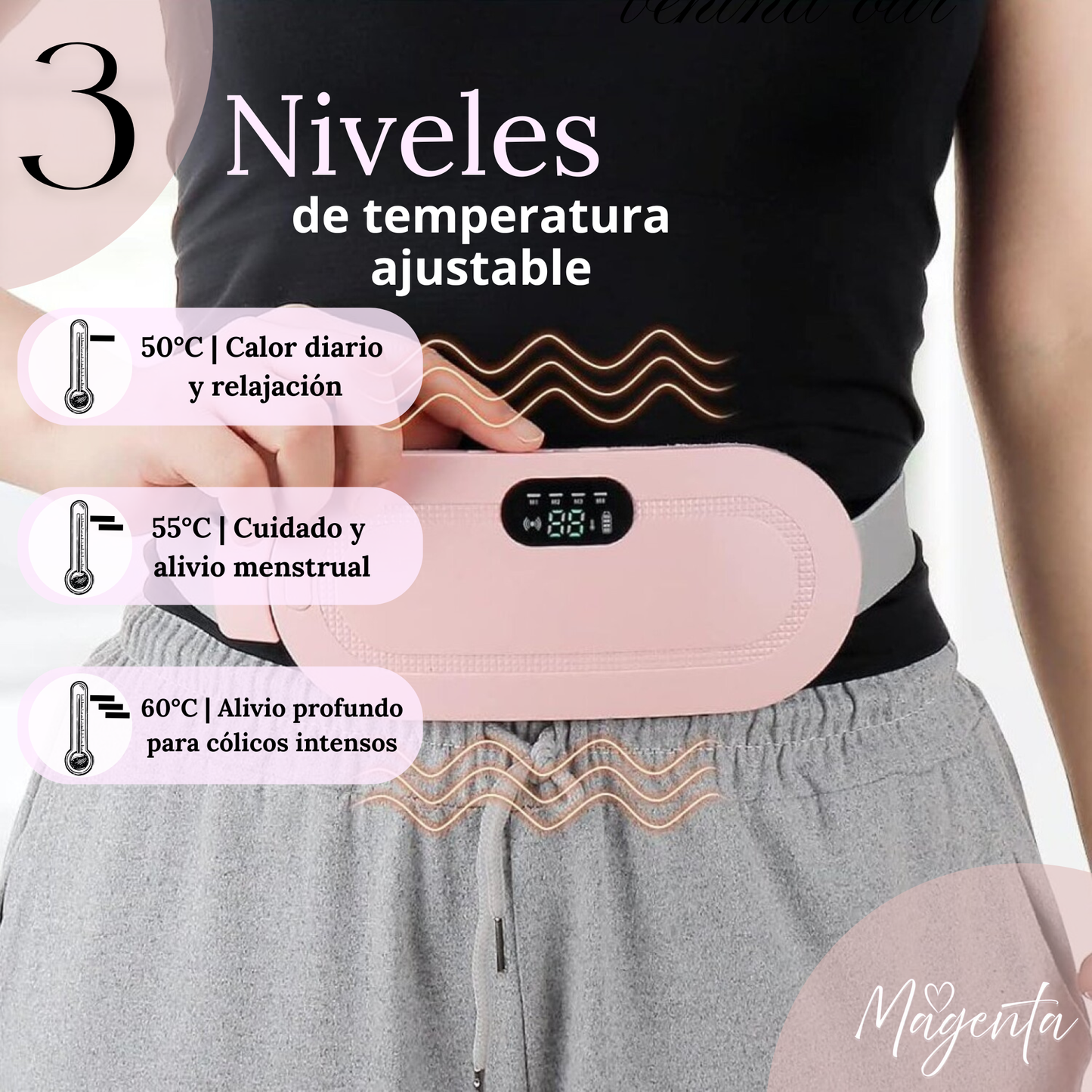 Luna Relief - Cinturón Masajeador Menstrual