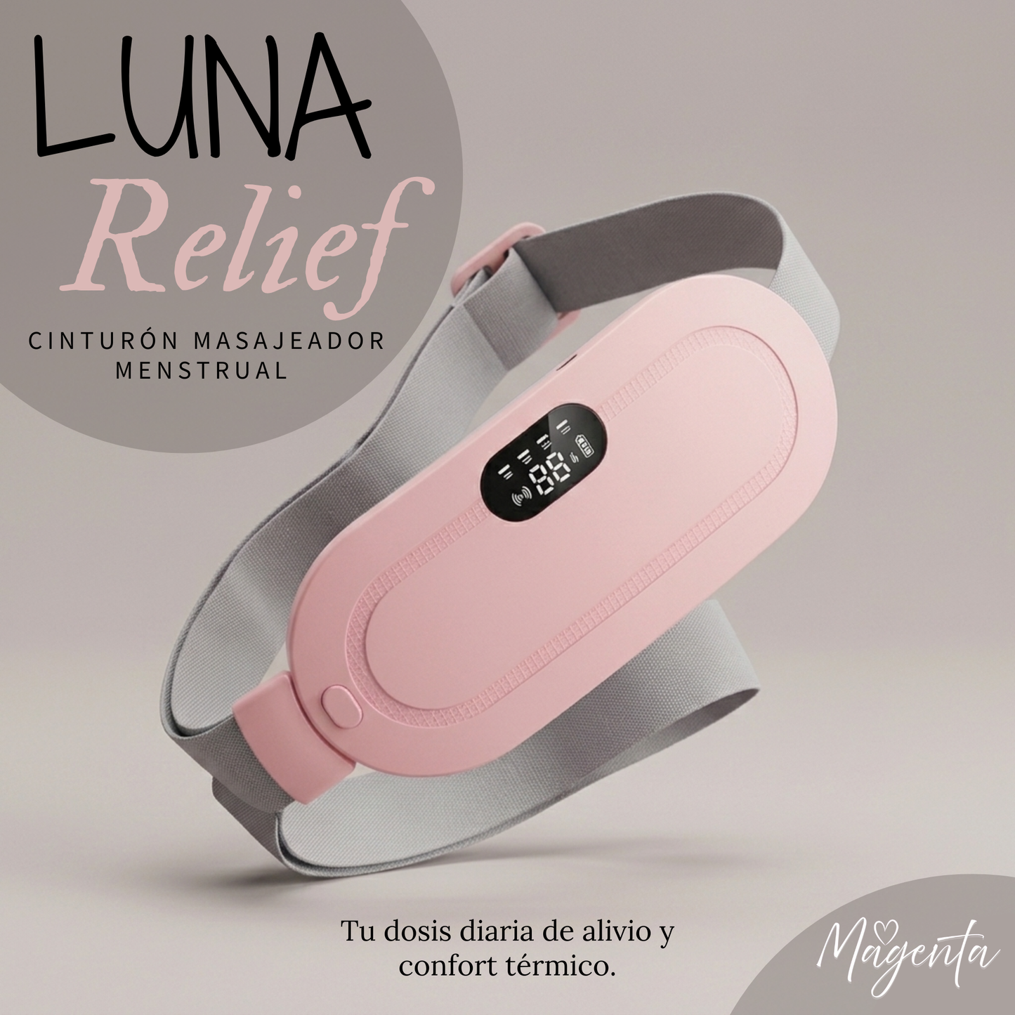 Luna Relief - Cinturón Masajeador Menstrual