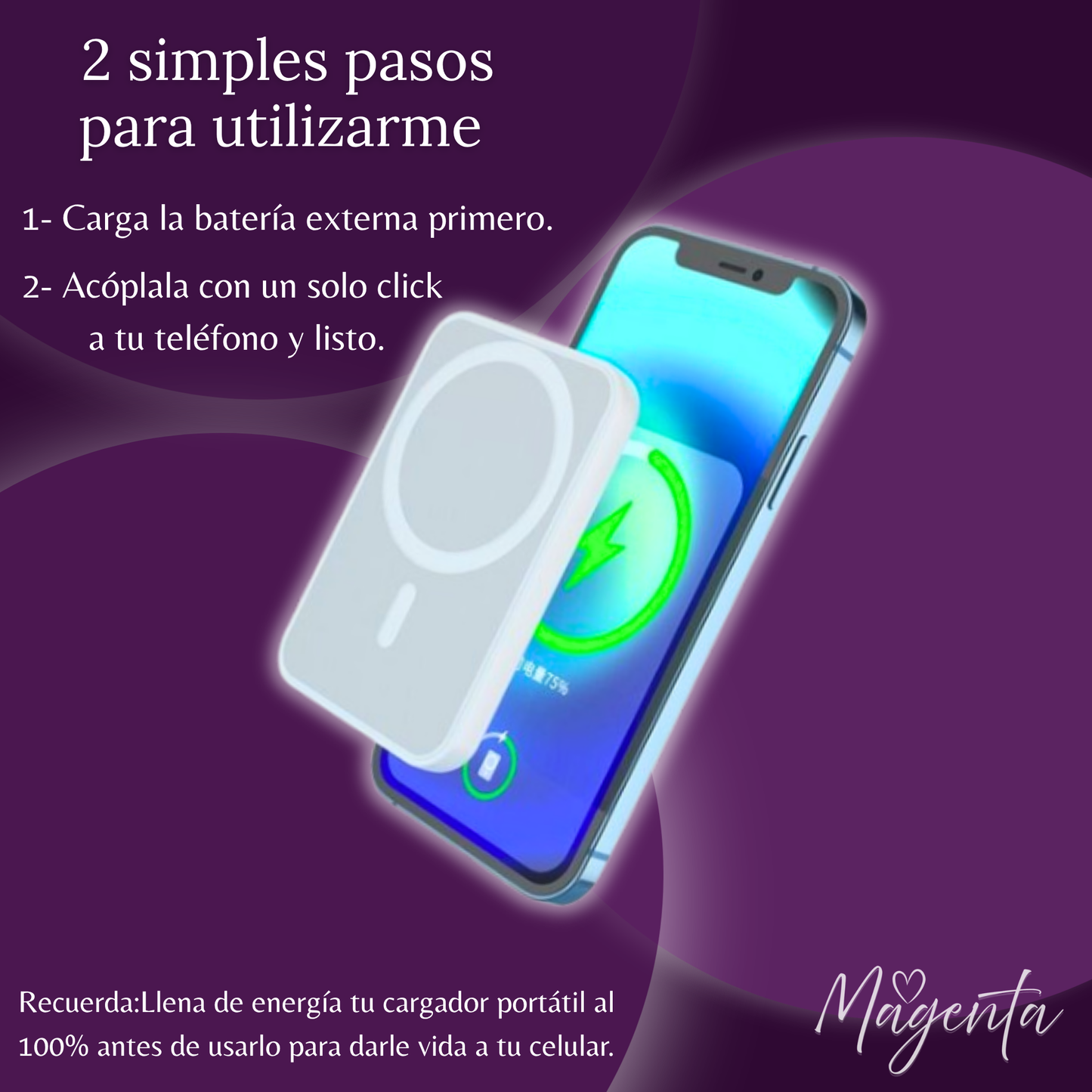 Click & Go - Cargador Portátil Magnético