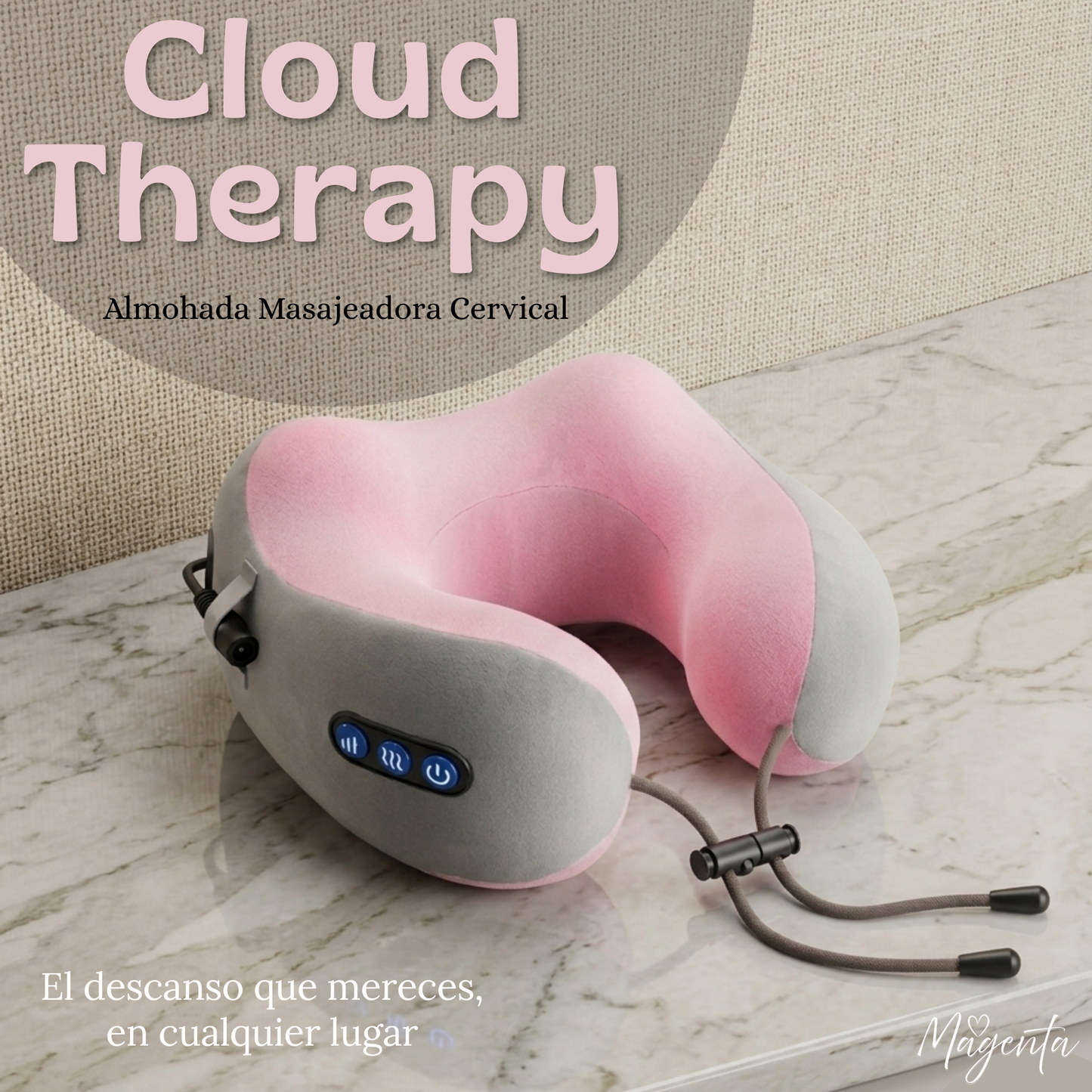 Cloud Therapy - Almohada Masajeadora Cervical