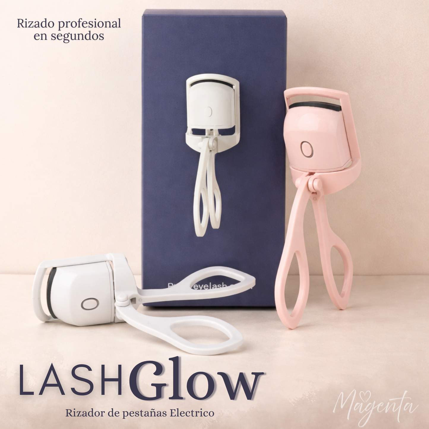 Lash Glow - Rizador Eléctrico de Pestañas