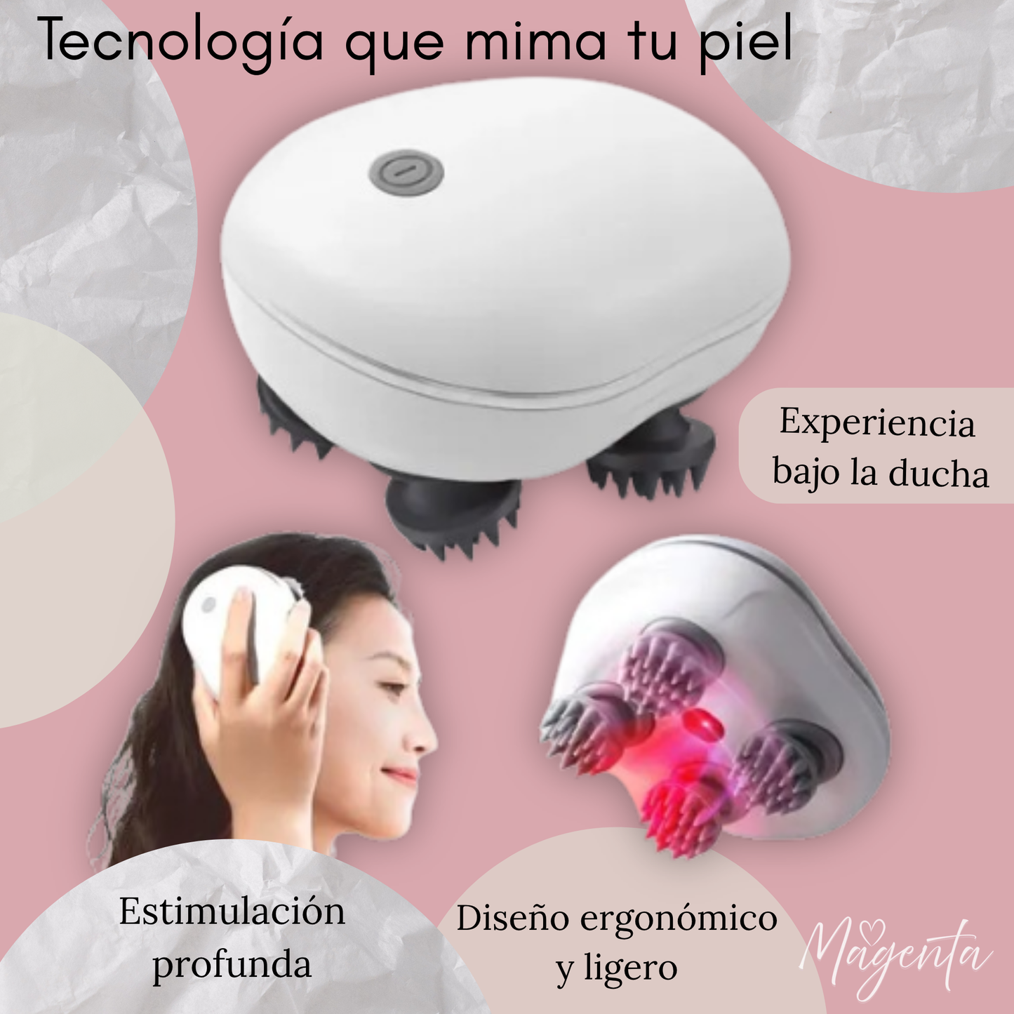 Aura Scalp - Masajeador Capilar