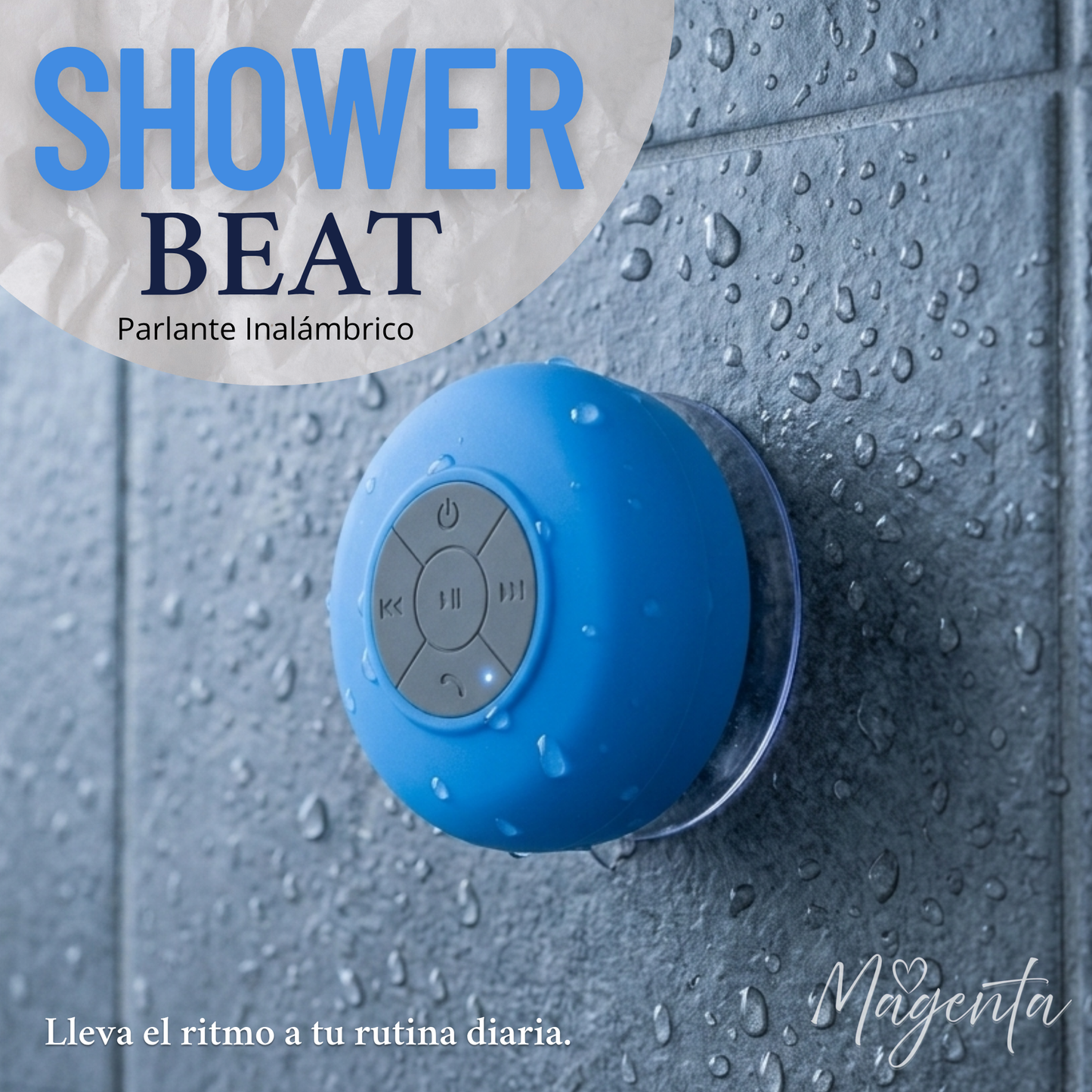 Shower Beat - Parlante Inalámbrico para Ducha