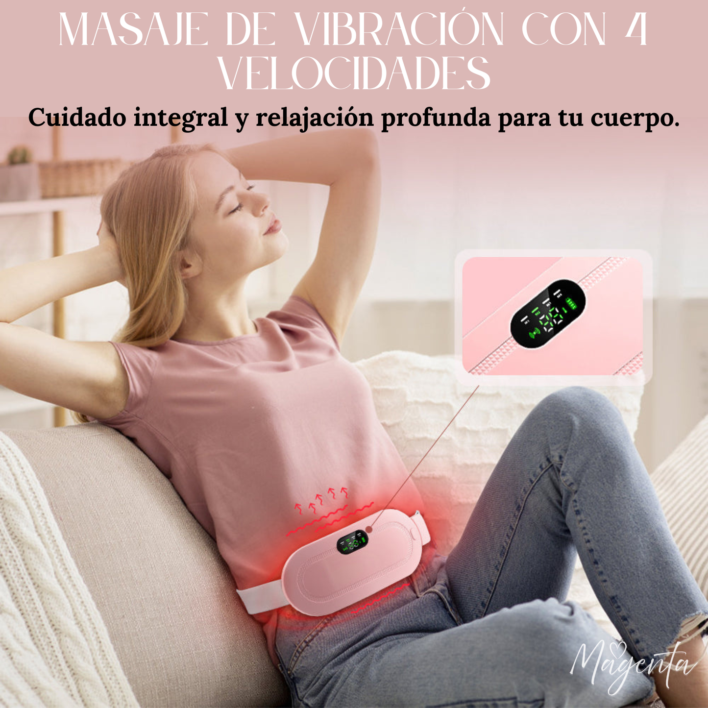Luna Relief - Cinturón Masajeador Menstrual