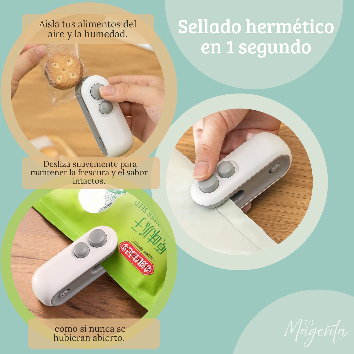 Fresh Lock - Mini Sellador de Bolsas